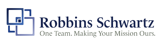 Robbins Schwartz. One Team. Making Your Mission Ours.