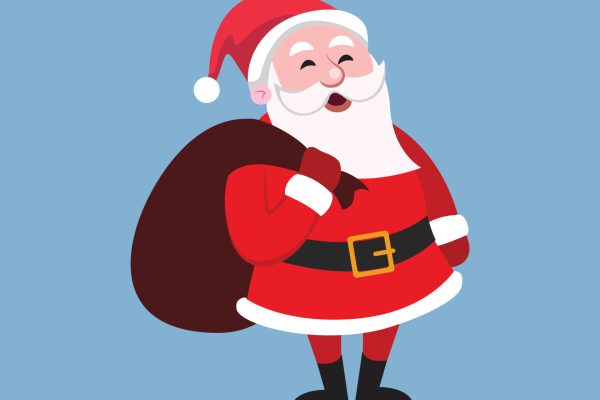 Santa Claus graphic.